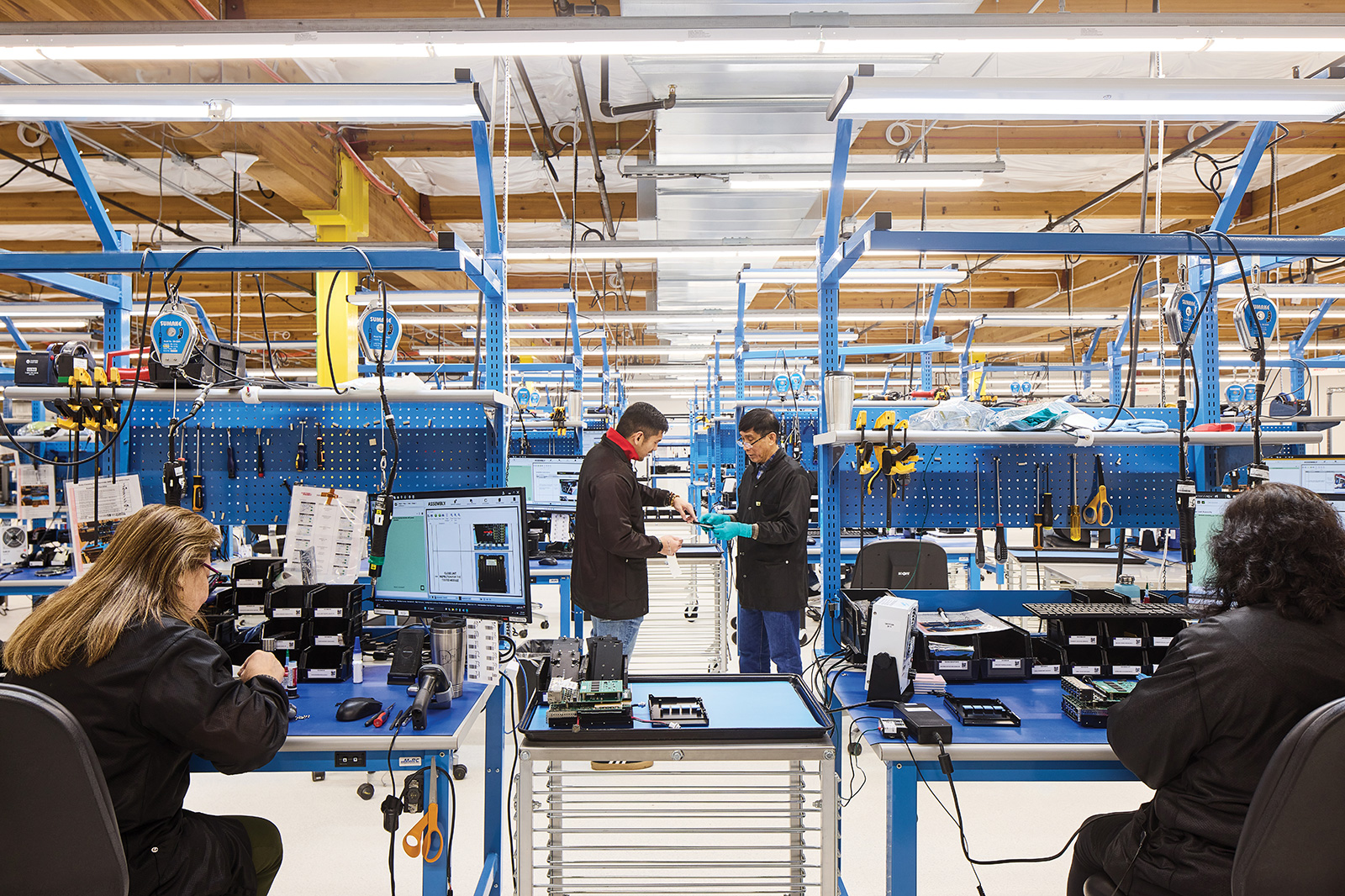 Expanded manufacturing operations floor