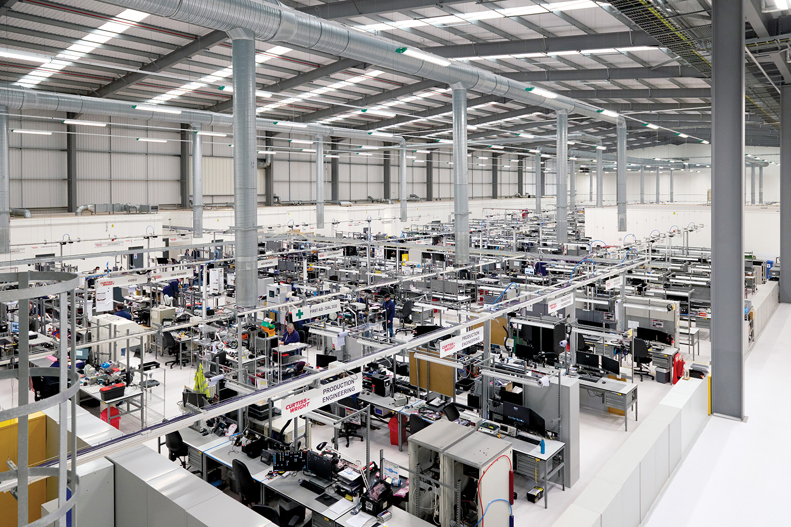 Large manufacturing and engineering floor